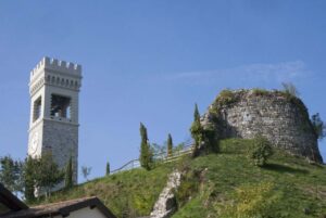 Vista dalla torre del Catello di Fagagna